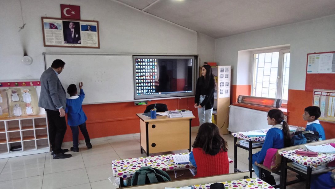  İlçe Milli Eğitim Müdürümüz Sinan KAYA'dan Okul Ziyaretleri Devam Ediyor