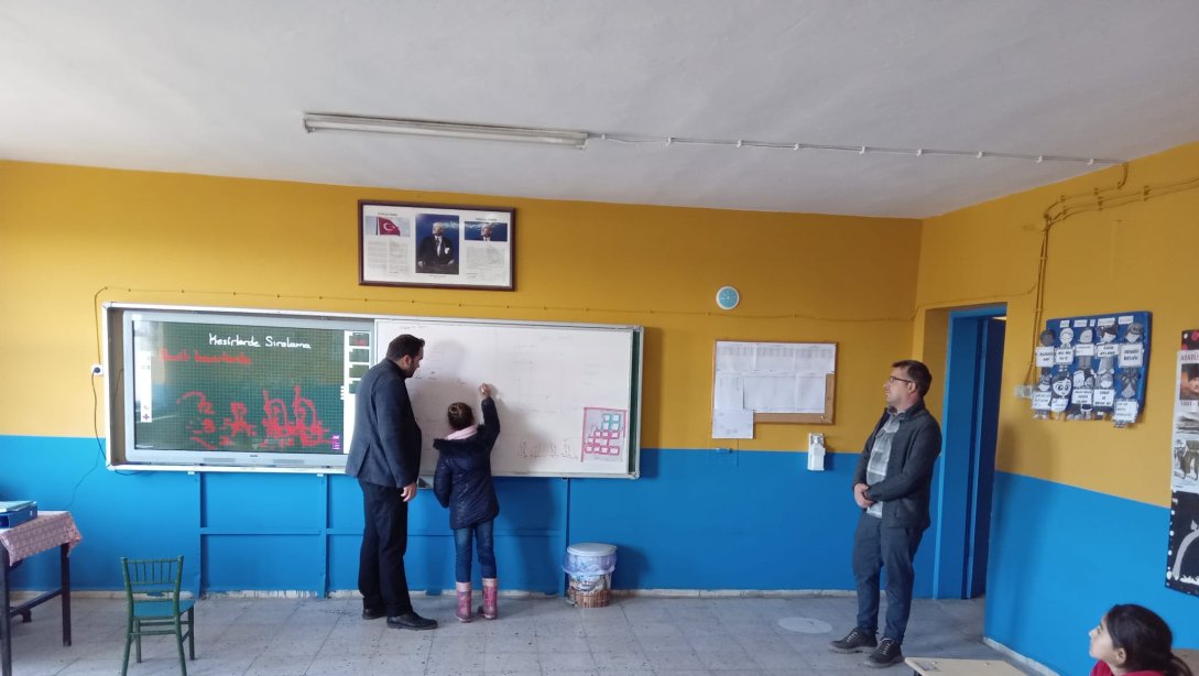 İlçe Milli Eğitim Müdürümüz Sinan KAYA'dan Okul Ziyaretleri Devam Ediyor